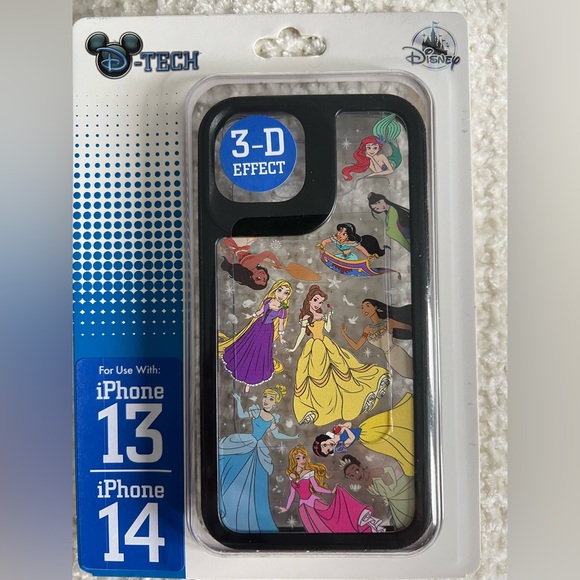 New Disney Parks Princess3-D Effect iPhone 13/14 Case Cover